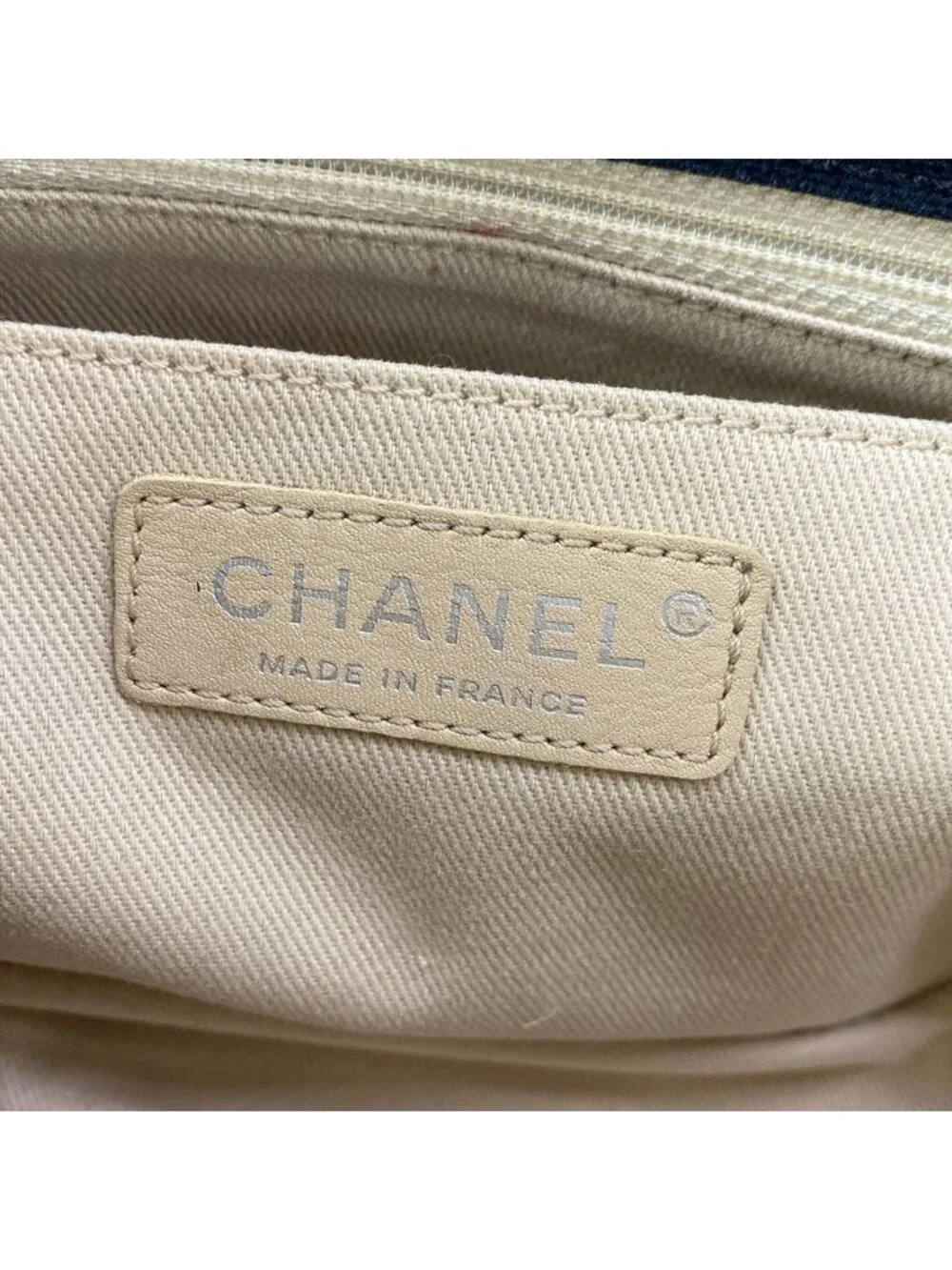 Chanel Shoulder Bag Quilted Cruise Line Dark Navy Chain Silver